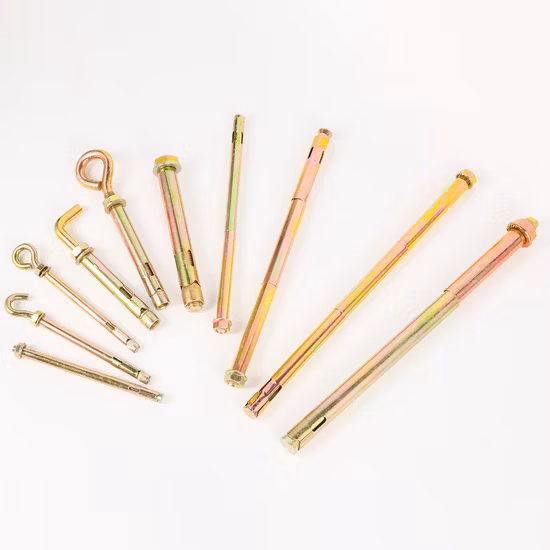 Anclaje de manga Exporter M6/8/10/12/16 con perno hexagonal