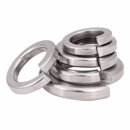 Arandela de seguridad de resorte personalizada de fábrica de sujetadores de China