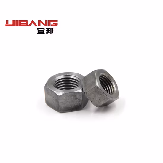 Tuerca de cabeza hexagonal de acero al carbono DIN 934 de suministro de fábrica de China