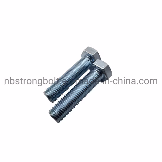 Perno hexagonal DIN933 M8 con zincado