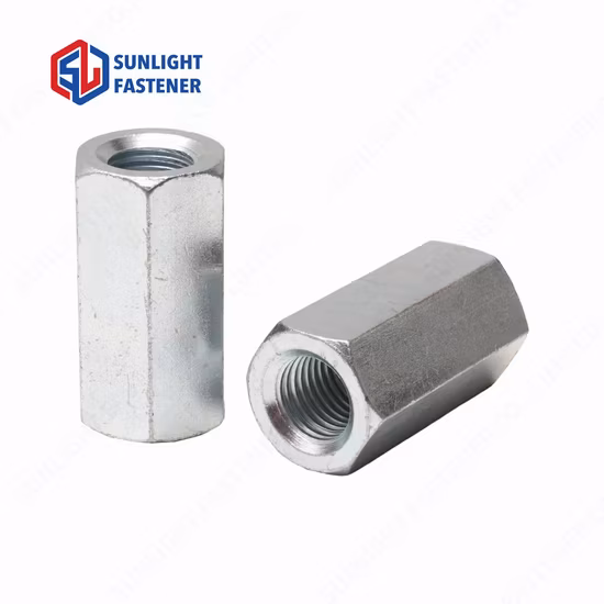 Tuerca hexagonal de acero al carbono DIN934