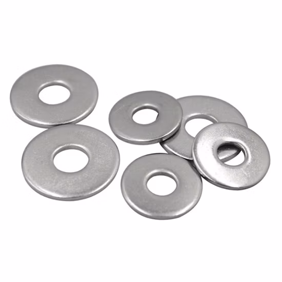 Arandela redonda de acero inoxidable DIN9021 DIN125